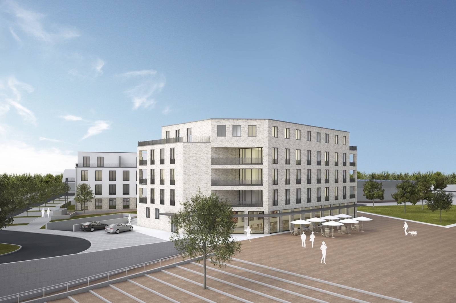 Mehrfamilienhäuser am Kaltenweider Platz