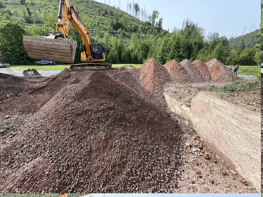 Baustellenfoto (Bild 1) – Produktionshalle Silberhütte, Braunlage